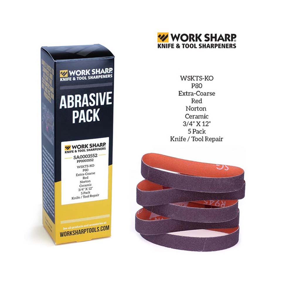 Belt Pack 5 Piece P80 Ceramic Oxide To Suit WSKTS-KO