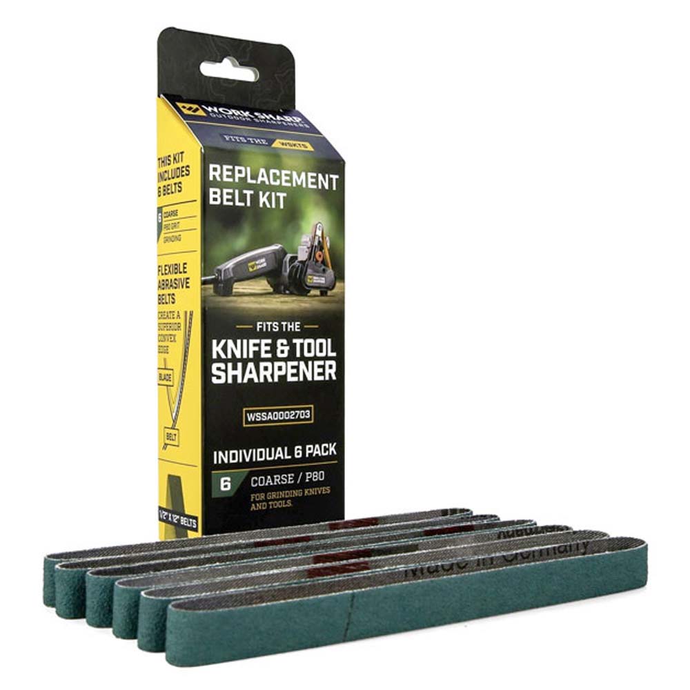 Belt Pack 6 Piece 80 Grit Green To Suit WSKTS2-I